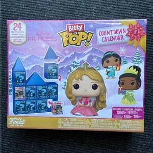 Funko Bitty Pop Princess Countdown Calendar - Pink and Blue